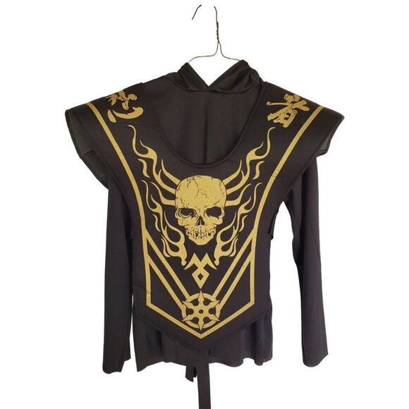 Skull Ninja Costume Boys XL Deluxe Complete plus Bonus Hand Claw - Picture 5 of 11